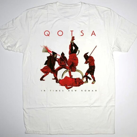 Queens Of The Stone Age In Times New Roman 2023 Album Promo T-Shirt Band Tee 79 - Picture 1 of 6